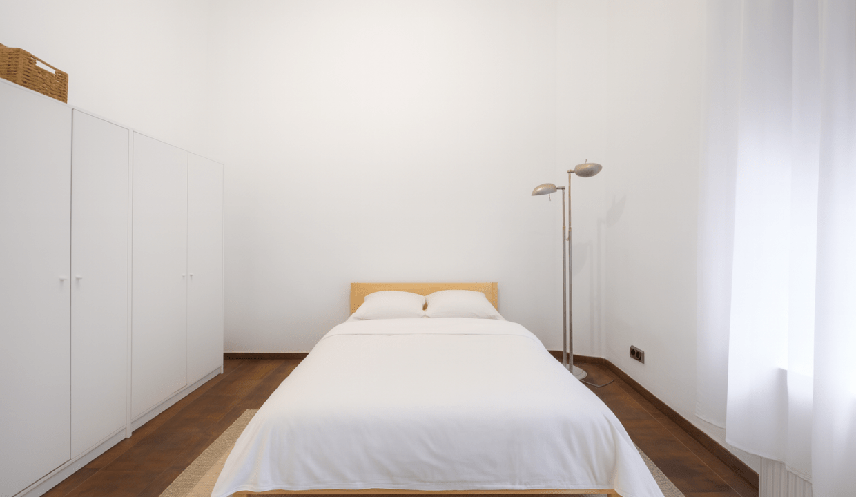 Schlafzimmer 1 Wohnung Anbau (KI visualisiert))