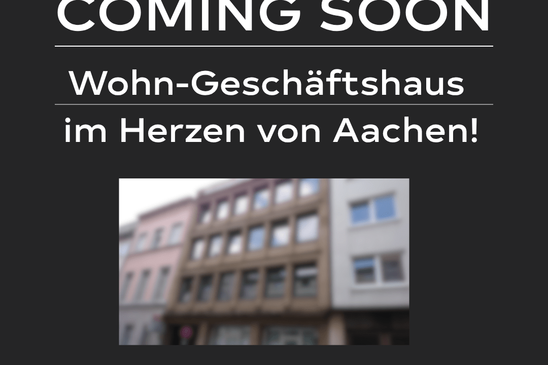 Kopie von Coming Soon + Makler